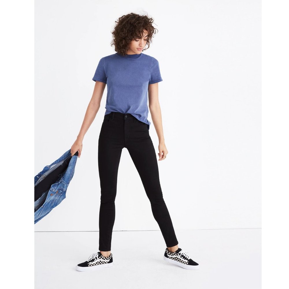 Madewell Jet Black Skinny Jeans